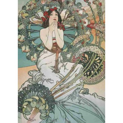 Pohled Alfons Mucha – Monaco Monte Carlo, krátký – Zboží Mobilmania