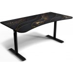 Arozzi ARENA Gaming Desk Black Gold ARENA-BK-GOLD – Zboží Mobilmania
