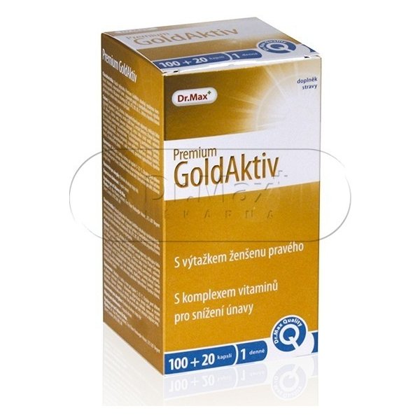 Doplněk stravy Dr.Max Premium GoldAktiv 120 tablet