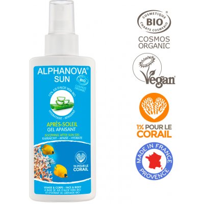 Alphanova zklidňující gel po opalování 125 ml