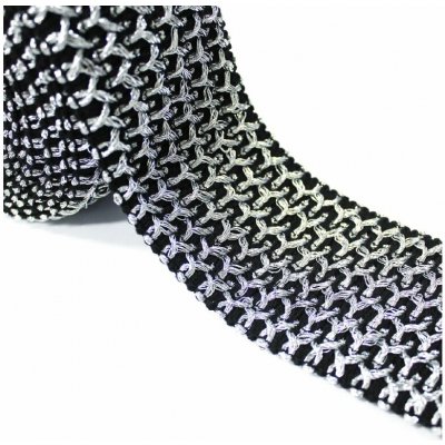 Ozdobná pruženka 70 mm 724049 stříbrná lurex – Zboží Mobilmania