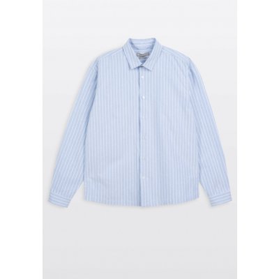 Reporter Young chlapecká modrá pruhovaná košile Loose s dlouhým rukávem modrá – Zbozi.Blesk.cz