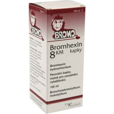 BROMHEXIN KM 8MG/ML POR GTT SOL 1X100ML – Hledejceny.cz