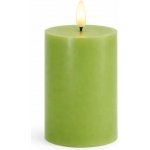 SIRIUS Vosková LED svíčka Sille jablkově zelená 7,5 x 12,5 cm – Hledejceny.cz