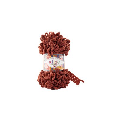 Alize Puffy fine 90 - terracota – Zboží Mobilmania