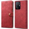 Pouzdro a kryt na mobilní telefon Xiaomi Lenuo Leather flipové Xiaomi Mi 11T/Mi 11T Pro, červené