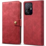 Lenuo Leather flipové Xiaomi Mi 11T/Mi 11T Pro, červené – Zbozi.Blesk.cz