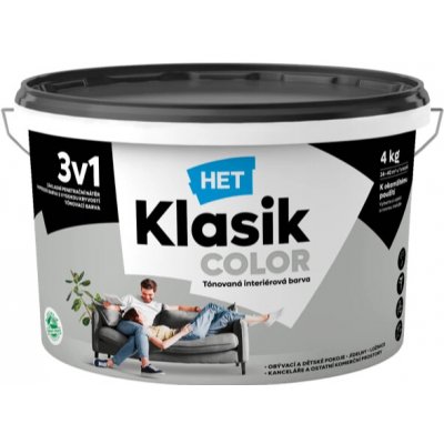Het Klasik Color 0158 šedý ocelový 4 kg – Zboží Mobilmania