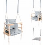 iMex Toys dětská houpačka interiérová 3v1 šedá – Zboží Dáma
