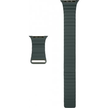 Coteetci kožený magnetický řemínek pro Apple Watch 38/40 mm WH5205-GR Borovicová