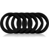 Gumička do vlasů BrushArt Hair Band gumičky do vlasů Black 6 ks