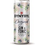 Dynybyl Gin Originál a Tonic 6% 0,25 l (plech) – Sleviste.cz