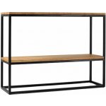 Nordic Design toaletní stolek Julia 100 x 30 cm II dubový s černou podnoží – Sleviste.cz