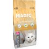 Stelivo pro kočky Magic Cat Magic Litter Kočkolit LITTER Bentonite Ultra White Baby Powder 5 l