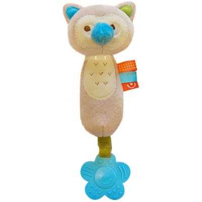 Bobobaby plyšová hračka s kousátkem liška ZW-13 – Zboží Mobilmania
