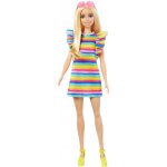 Mattel Barbie Modelka 197 proužkované šaty s volány – Hledejceny.cz