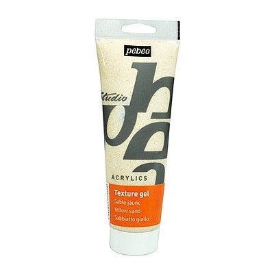 Pébéo Studio Acrylics Pískový texturovací gel žlutý 250 ml – Hledejceny.cz