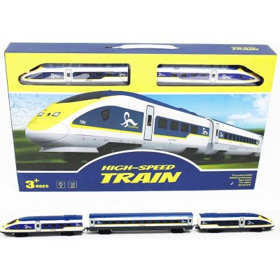 SET Elektrická vláčkodráha B/O Vysokorychlostní vlak se světlem a zvukem na baterie – Zbozi.Blesk.cz