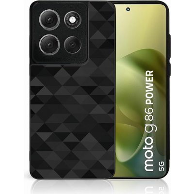 VSECHNONAMOBIL MY ART Motorola Moto G86 Power 5G BLACK trojúhelníky 232 130806 – Sleviste.cz