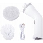 Verk 27031 Elektrický čistící rotační kartáč 2 v 1 bílý – Zboží Dáma