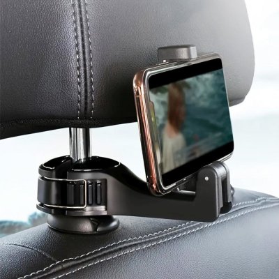 Multifunkční háček/držák telefonu do auta za opěrku | Zboží Auto