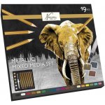 Nassau Metalické akvarelové barvy a pastelk – Zboží Dáma