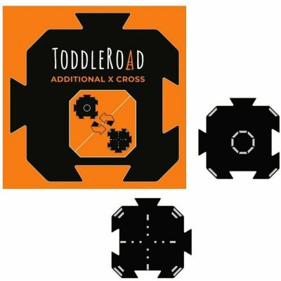 Toddleroad 2188 Kruhový objezd a křižovatka 2 silikonové díly – Hledejceny.cz