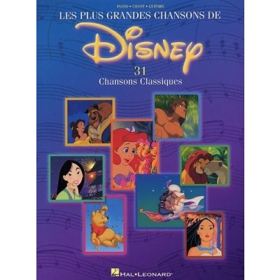 Les Plus Grandes Chansons De Disney noty pro klavír, zpěv a akordy pro kytaru – Hledejceny.cz