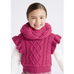 Mayoral Nákrčník pletený cop tmavě růžový – Sleviste.cz