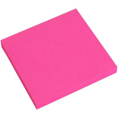 Blok lepicí NEON růžový 76 x 76 mm – Hledejceny.cz