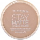 Rimmel London Stay Matte dlouhotrvající kompaktní pudr 010 Warm Honey 14 g