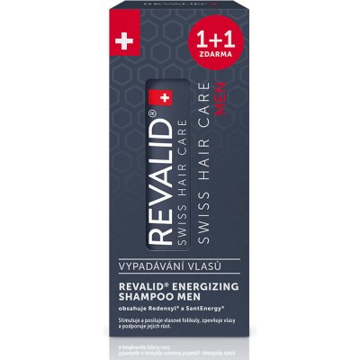Revalid Energizing šampon pro muže 200 ml 1+1 Zdarma – Hledejceny.cz