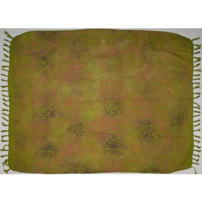Sarong BO Batik Lotos zelená – Zbozi.Blesk.cz