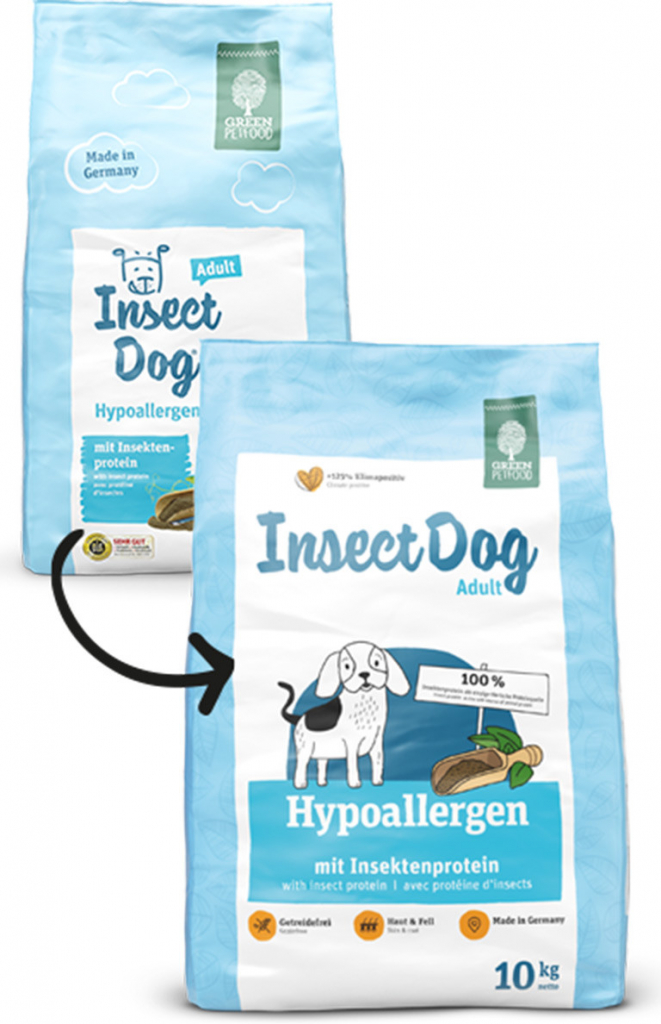 Green Petfood InsectDog hypoalergenní 2 x 10 kg