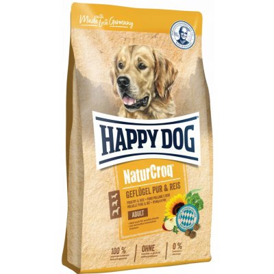 Happy Dog NaturCroq Geflügel Pur & Reis 4 kg
