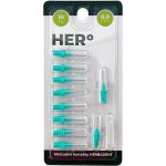 Herbadent HERo 0,9 mm náhradní mezizubní kartáček 10 ks – Zboží Dáma