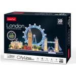CubicFun 3D puzzle svítící Londýn 186 ks – Zboží Dáma