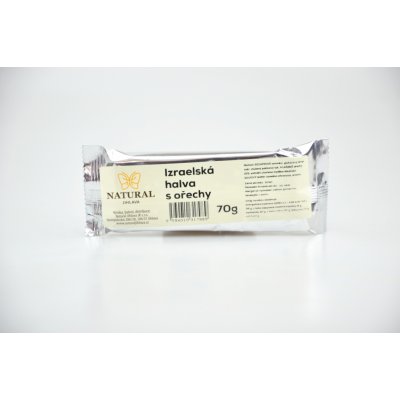 Natural Jihlava Chalva Izrael s ořechy Natural 70 g – Hledejceny.cz