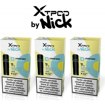 X TPOD by Nick Lemon Mint 20 mg 3 ks – Zboží Mobilmania