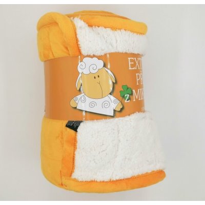 Svitap deka z mikrovlákna Extra měkká ovečka prošev medová 150x200