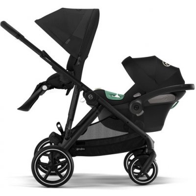 Cybex Gazelle S Rám Černý + Cybex Aton S2 i-Size Autosedačka 0-13kg Moon Black + Adaptéry 2023 – Hledejceny.cz