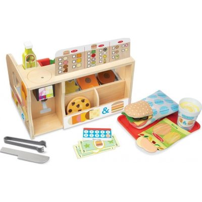 Melissa & Doug Dřevěný sendvičový pult MDU41650 – Zboží Mobilmania