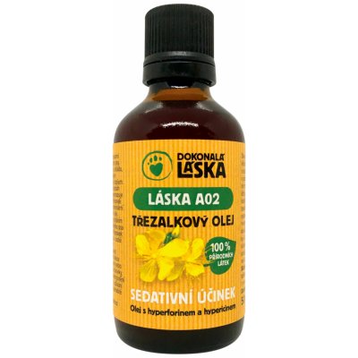 Dokonalá Láska A02 Třezalkový olej s hyperforinem a hypericinem 50 ml – Hledejceny.cz
