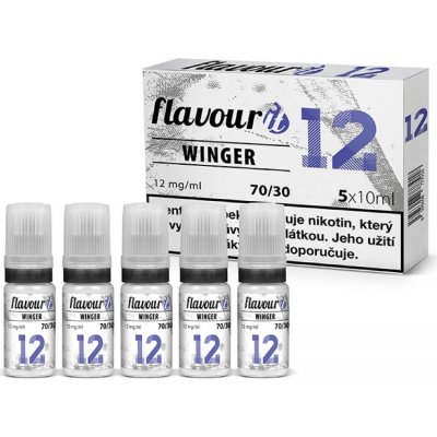 Flavourit nikotinová báze WINGER PG70/VG30 12mg 5x10ml