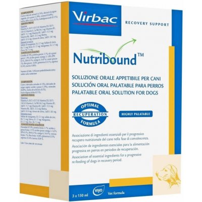 Virbac Nutribound Dog 3 x 150 ml – Zboží Dáma