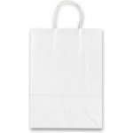 Sadoch Tinta Unita White Kraft - papírová taška - bílá, 260 x 120 x 360 mm – Zboží Dáma