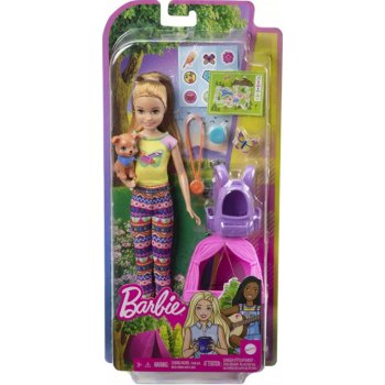 Barbie DreamHouse Adventure kempující sestra se zvířátkem Stacie™