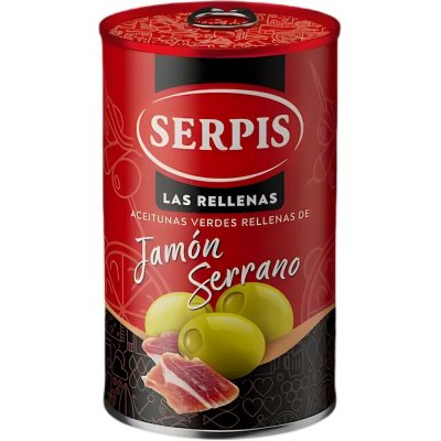 Serpis Olivy plněné šunkou 300 g – Zboží Dáma