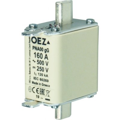 OEZ LETOHRAD OEZ Pojistka nožová 160A PNA00 GG OEZ:40514 – Zboží Mobilmania