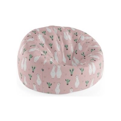 Sablio Sedací vak Cocoon Lama a kaktusy 75 x 45 x 35 cm – Sleviste.cz
